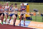 Laura Weightman (Morpeth) leads Laura Muir ((Dundee Hawkhill) 1500 metres, 2014 Sainsbury's British Championships. Photo: David T. Hewitson/Sports for All Pics